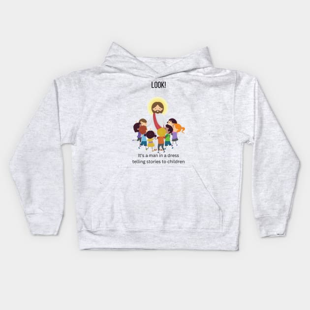 Drag queens story time Kids Hoodie by Random Designs